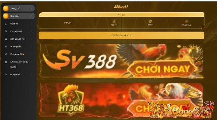 Chọn vào nút Bạp Tiền