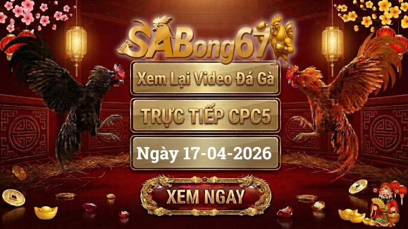 Xem Lại Video Đá Gà CPC5 Trực Tiếp Ngày 17/04/2026